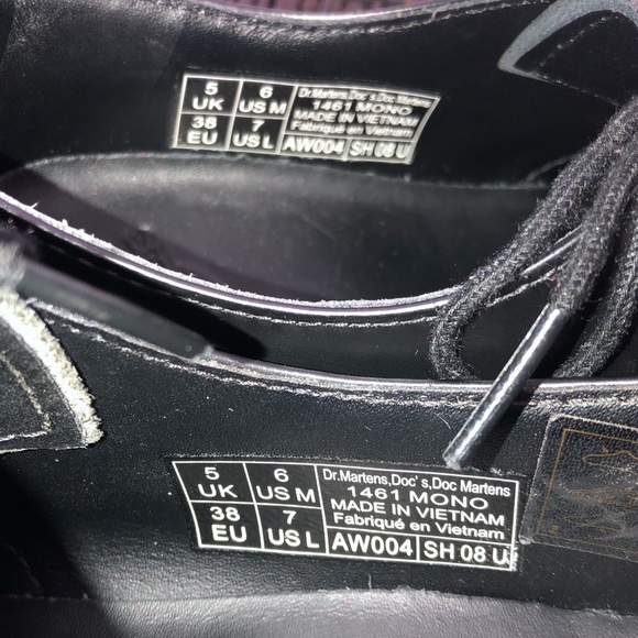 DR. MARTENS 1461 Mono 3 Eye Shoe - Picture 8 of 9